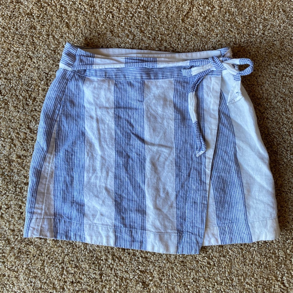 Free People Linen Skirt